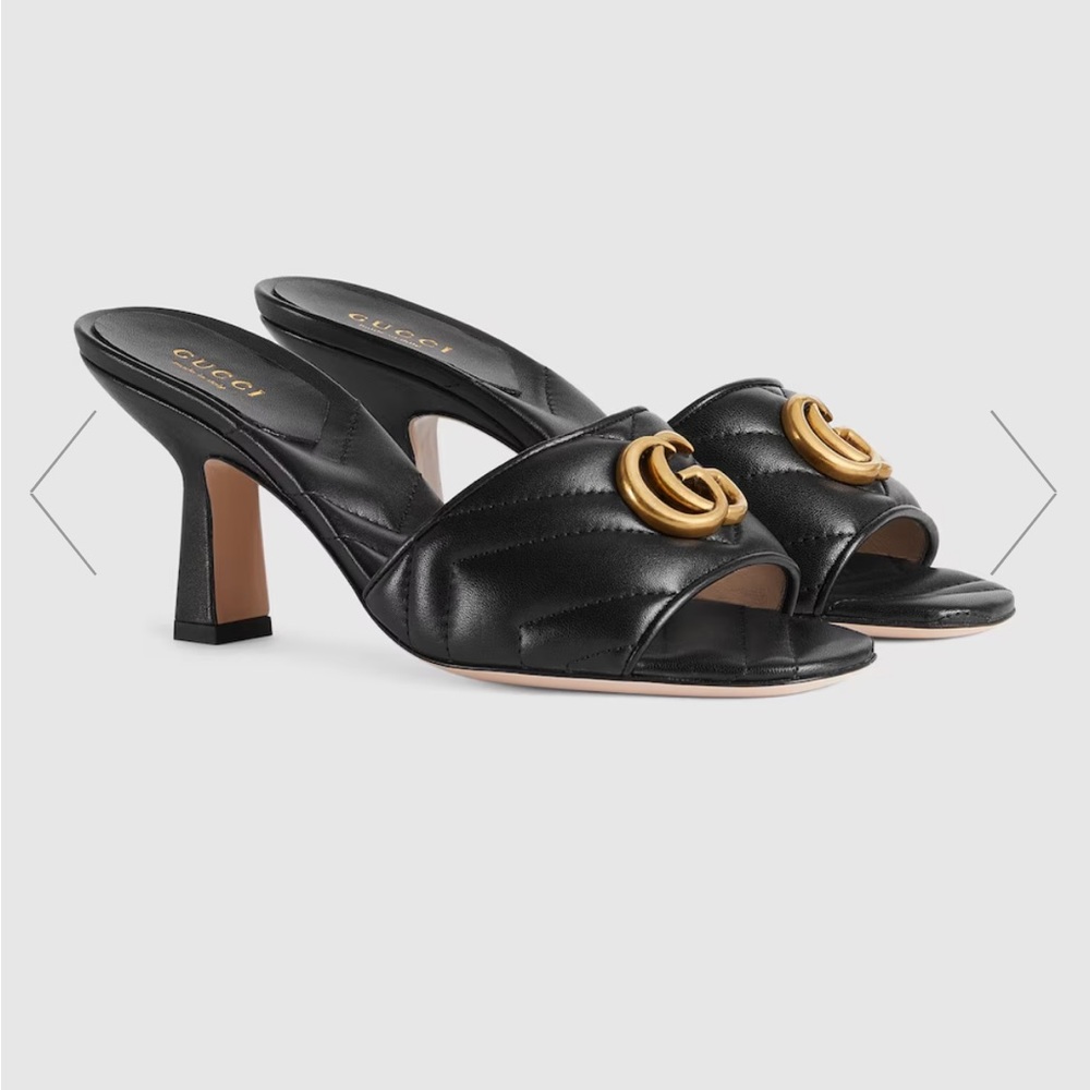 NWT! Gucci women’s double G slide sandal